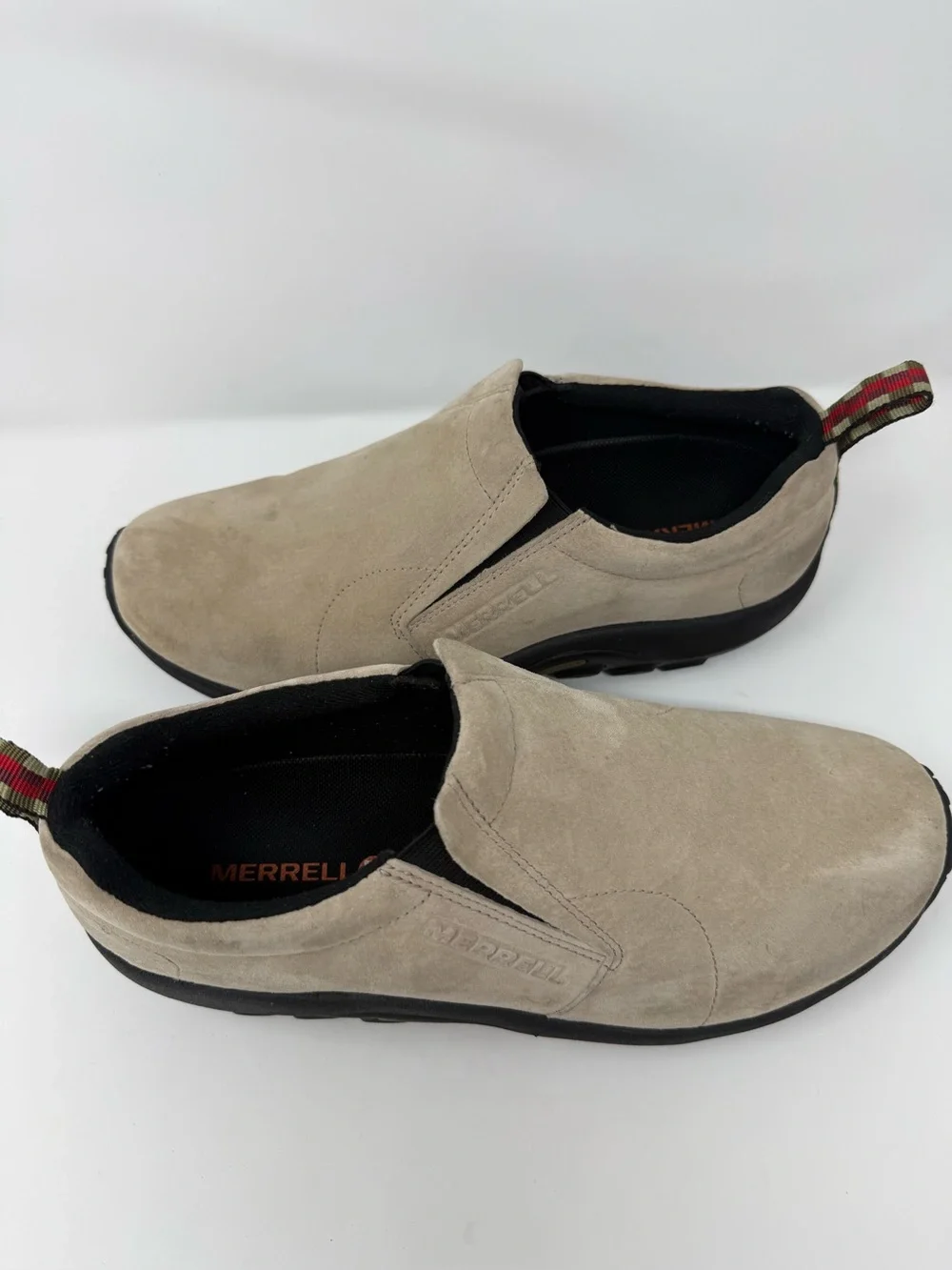 Merrell Men's Slip-On Suede Shoes in Taupe